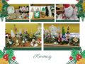 Green and White Simple Merry Christmas and Happy New Year Photo Collage Landscape - 1